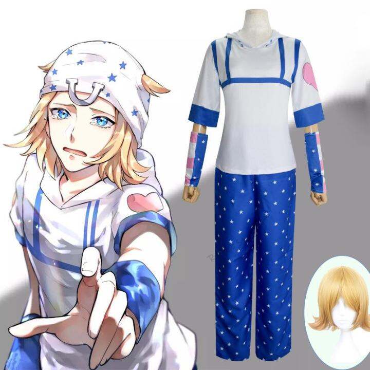 Johnny Joestar Cosplay Anime JoJo's Bizarre Adventure Cosplay Costume ...