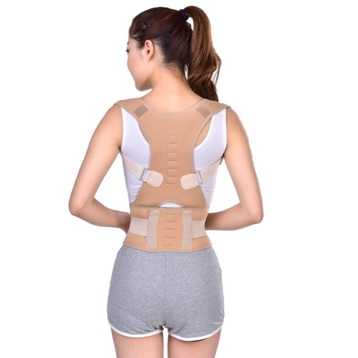 wholesale-adults-adjustable-sitting-posture-corrector-magnetic-body-shoulder-brace-belt-back-support-safety-wear-accessories