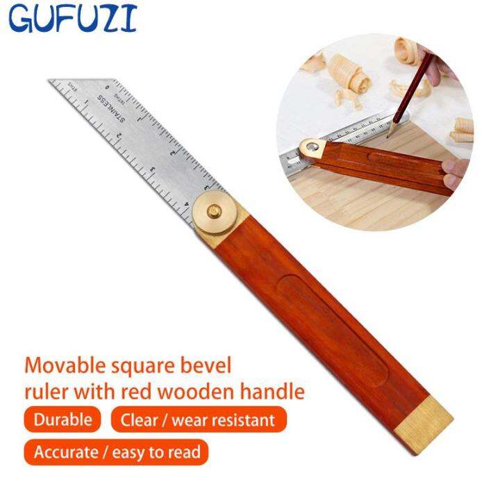 Adjustable Angle TBevel Gauge with Locking Function Marking