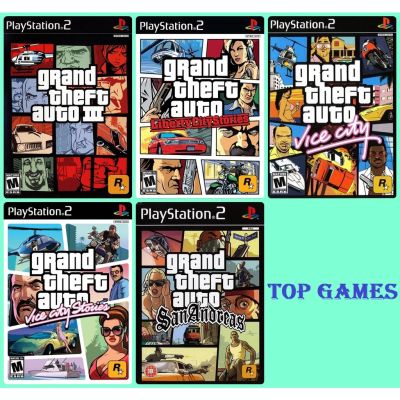 GTA  จีทีเอ  Grand Theft Auto  แกรนด์เทฟต์ออโต Original ps2  ทุกภาคของ เพลย์สเตชั่น 2  Playstation 2