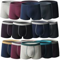 Large Size Mens Underwear Plus Fat Male Bigger Cotton Boxer Shorts Antibacterial Fabric Soft Comfortable Breathable L-6XL