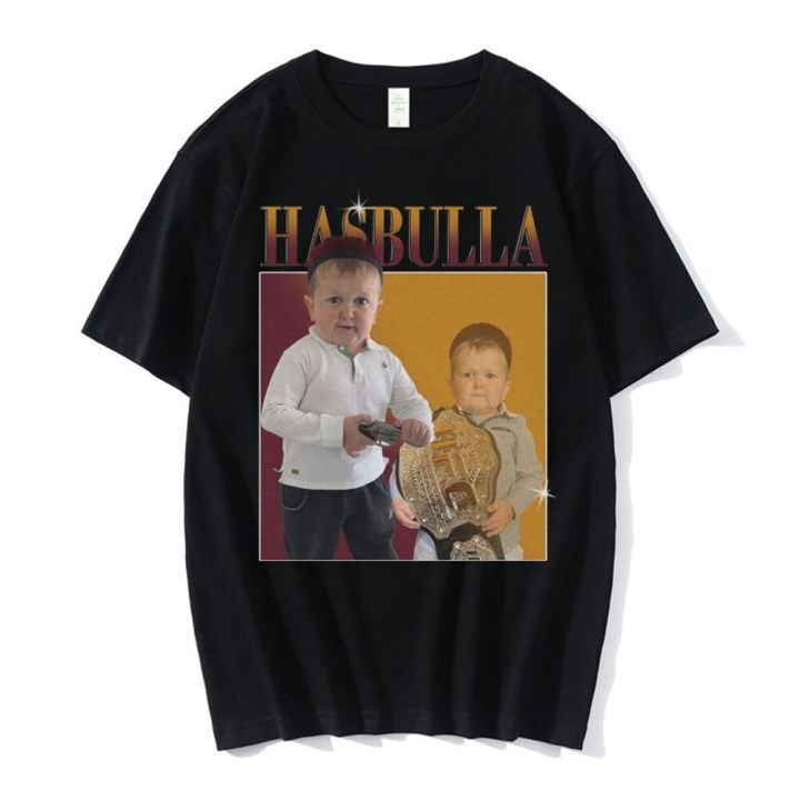 Camiseta de algodão masculina hasbulla magomedov hasbula burgir gráfico ...