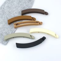 【jw】❃  1pc Matte Frosted Banana Hair Fashion Ponytail Holder Pins Barrettes Styling Tools