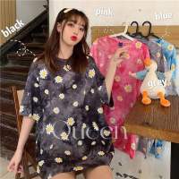 Queen? พร้อมส่ง? เสื้อยืดผู้หญิง เสื้อแฟชั่น คอกลมแขนสั้นลายการ์ตูน น่ารักๆสีสันสดใส GX