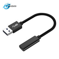 10Gbps Type-C หญิง Usb 3.0สายเคเบิลข้อมูลตัวผู้ Otg อะแดปเตอร์แปลง60W ชาร์จเร็วเครื่องชาร์จข้อมูล