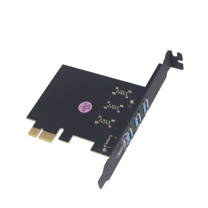 pci-e-เป็น3x-usb-3-0การ์ดขยายกับ-type-c-พอร์ทพีซีไอด่วน1x-การ์ดอะแดปเตอร์4พอร์ตเอ็กซ์เพรสการ์ดสำหรับเดสก์ท็อป-fjk3825อะแดปเตอร์