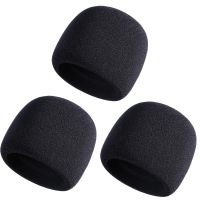 Mic Cover Sponge Microphone Windscreen For Blue Yeti, Yeti Pro Condenser Microphone (Black, 3 Pack)