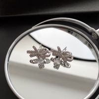 [COD] earrings womens light luxury niche design exquisite micro-inlaid diamond 2022 new trendy