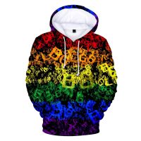 HX รุ้ง LGBT Hoodie รูปแบบ 3D Hoodie ผู้ชายกระเป๋าลำลองเสื้อวอร์มสวมใส่ฮาราจูกุ Hoodie เสื้อผ้าผู้ชาย