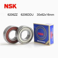 ۩ Japan NSK 6206ZZ 6206DDU Bearing 30x62x16 mm ABEC-5 For Industrial Power Tools Deep Groove 6206 Z ZZ Ball Bearings 6206Z