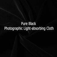 Black Flocking Fabric Photography Backdrops Opaque Screen Cloth for Blocking Light Absorbing Photo Studio Product Portrait Shoot Shoes Accessories