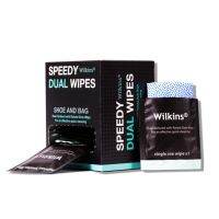 ผลิตภัณฑ์ทำความสะอาดรองเท้าแบบพกพา Wilkins : Speedy Dual Wipes