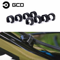 GCD 30pcs จักรยาน C-คลิปหัวเข็มขัดคู่มือสายยางเบรค HOUSING MTB BMX Road Mountain Bike Mountain