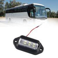 Gucanou 12-24V 6 LED,ไฟป้ายทะเบียนรถบรรทุกภายนอกรถยนต์เรือ