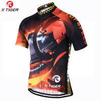 X-TIGER แขนสั้นเสื้อเจอร์ซีย์นักปั่น MTB เสื้อผ้าปั่นจักรยาน Breathable กางเกงจักรยาน Hombre Verano Maillot Roupas Ciclismo