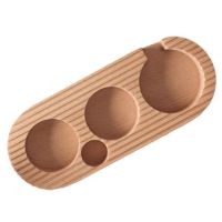 1 Piece Coffee Tampering Rack Solid Wood Coffee Powder Holder Handle Matching Appliance 58Mm
