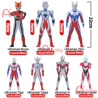 Ultraman ของเล่นอัลตราแมนพร้อมเสียงและแสงอัลตร้าสตริก Zero/Geed/Rosso/Taiga/Z/X/Tiga ของเล่นเด็ก