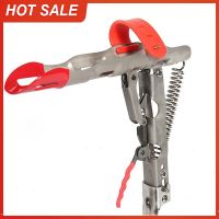 ❀♛▫ Collapsible Automatic Pole Lifter Ground Insertion Stainless Steel Spring Throwing Pole Fishing Bracket Angling Tackle