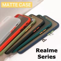 [พร้อมส่งจากไทย] Case Realme C21Y / C21 / C11 2021 / C25 / C17 / C3 / Realme8 / Realme5 / Realme6i / Realme7Pro / C11 เคสโทรศัพท์ เรียวมี เคสกันกระแทก ขอบสีหลังขุ่น