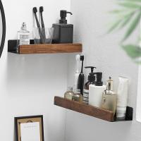 Bathroom Rack Wall-mounted Shower Room Toilet Nordic Style Shelf Cosmetic Storage Kitchen Spices Multi-purpose Shelves W2407