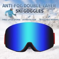 2022 New Ski Goggles Double Layer Anti-fog Outdoor Sports Mask Men Women Windproof Snow Motorcycle Riding Skiing Cycling Glasses