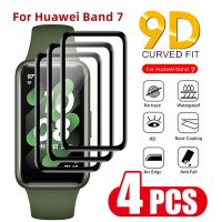 9D Curved Protective Film for Huawei Band 7 Scratch-resistant Full Coverage Screen Protector Cover for Huawei Band 7 Soft Film Cables