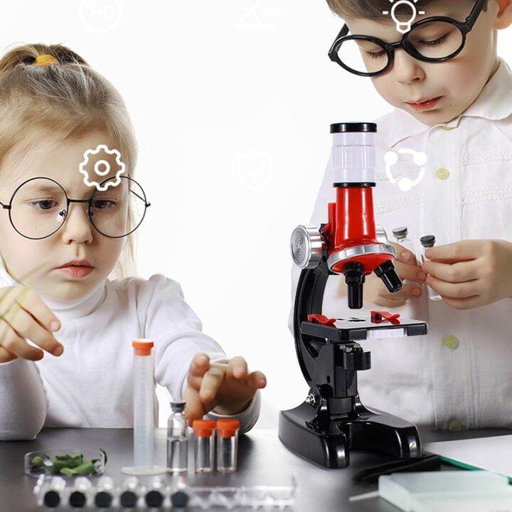 1200 Times Microscope Toys Primary School Biological Science Experiment