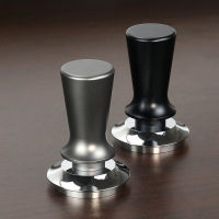 515358mm Calited Pressure Tamper for Coffee and Espresso - 304 Stainless Steel with Spring Base Horizontal Tool for Barista