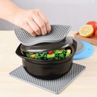 Kitchen Pots Heat Resistant Mat Multipurpose Kitchen Things Non-slip Pad Pot Holder Trivet Mats for Hot Pans Coaster Plates Sets