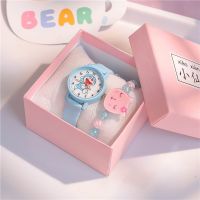 【Hot Sale】 Childrens watch cute girl kids kindergarten ins style junior high school student party fresh high-value unicorn