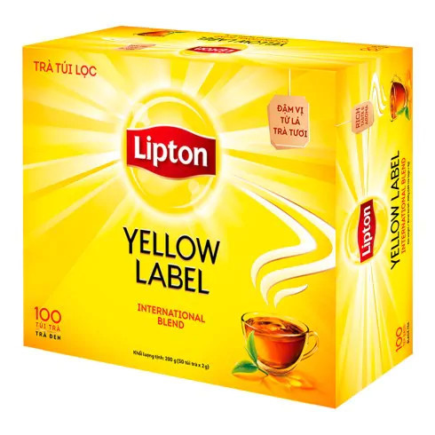 Trà lipton nhãn vàng 100 gói x 2g - ảnh sản phẩm 1