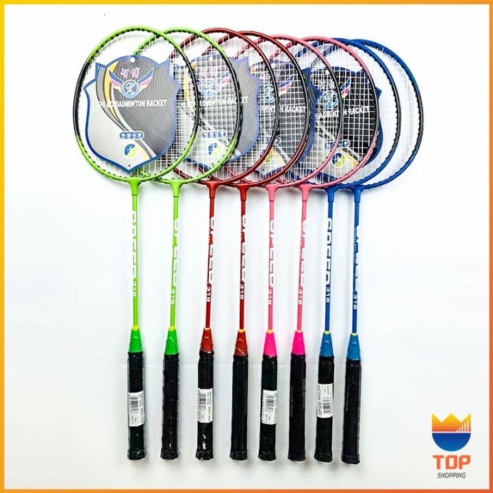 top-ไม้แบดมินตัน-อุปกรณ์กีฬา-พร้อมกระเป๋าพกพา-ฝึกตี-พร้อมส่ง-badminton-racket