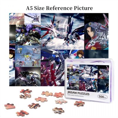 Gundam (6) Wooden Jigsaw Puzzle 500 Pieces Educational Toy Painting Art Decor Decompression toys 500pcs