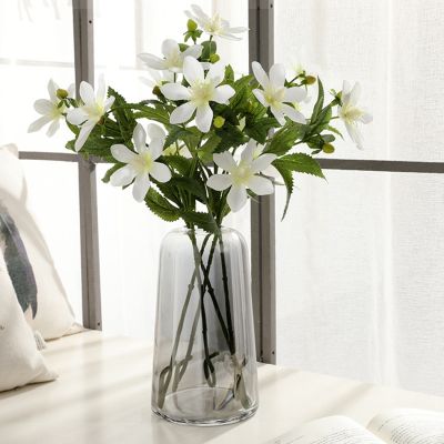 【cw】 3pcs 3Fashion Orchid Artificial FlowersArtificial SilkBouquet WeddingDecoration Photo Prop 【hot】