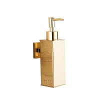 【CW】 Gold Dispenser Machine Hand Sanitizer 220 Ml Bottle Hotel Shampoo Shower Gel Box Press Handle Wall Mounted.