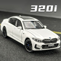 1:32 BMW 320i 3 2023ล้อแม็ก D Iecasts และของเล่นยานพาหนะโลหะรถของเล่นรุ่นเสียงและแสงคอลเลกชันเด็กของเล่น