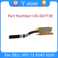 Y Store ใหม่เดิมแล็ปท็อปคูลเลอร์ฮีทซิงค์สำหรับ XPS 13 9343 9350 9360 06YT3 R 56R5W 056R5W โน๊ตบุ๊คระบายความร้อนหม้อน้ำ