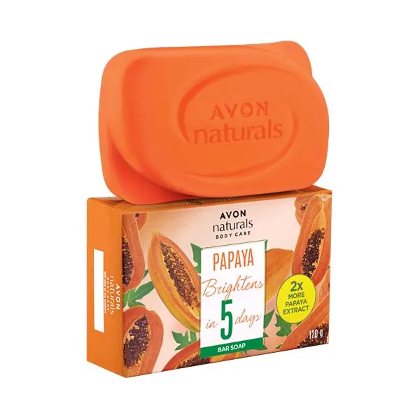 Avon Naturals Papaya And Soy Milk Green Papaya And Calamansi Bar Soap