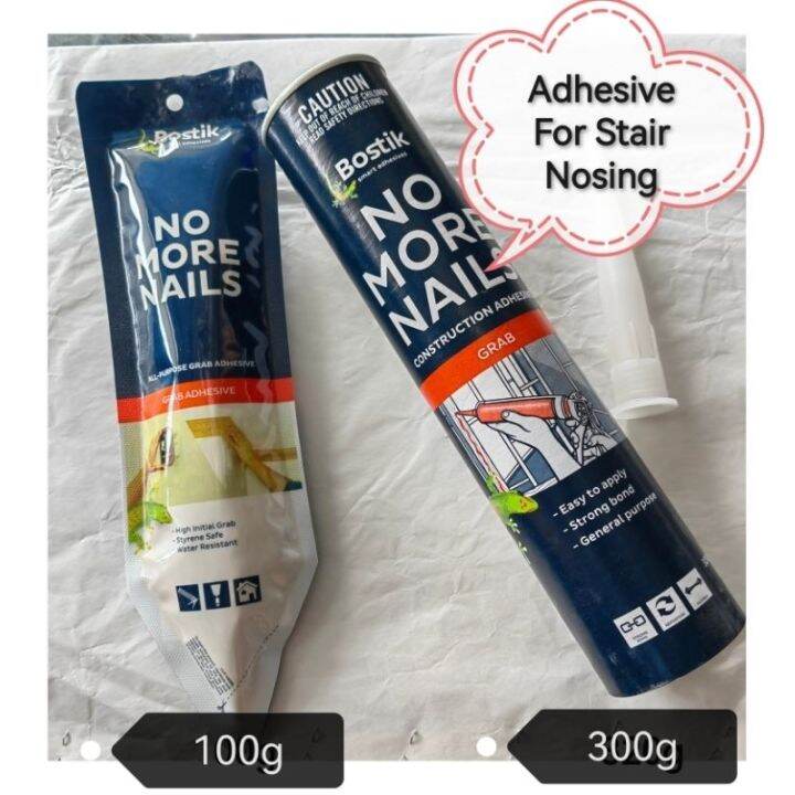 1pcs No More Nails for Stair Rubber Nosing 100g /300g AllPurpose Grab Adhesive Lazada PH