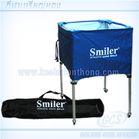 SMILER BC100 รถเข็นใส่บอล พับเก็บได้ พร้อมกระเป๋า