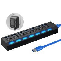 Usb Hub 3 0 Usb Splitter 2.0 beberapa Port Extender Usb Switch Multi Port Concentrator Multi-Ports Hub dengan Power Adapter untuk PC