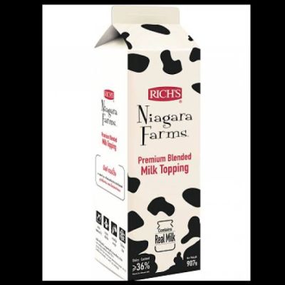 อาหารนำเข้า🌀 Whipped Cream Milk Top Rich Niagara Fram Milk Topping 907g