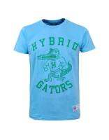 Hybrid T-shirt Men ไฮบริดเสื้อยืดแขนสั้นผู้ชาย สีฟ้า(Blue)MTS-1326-L.BU