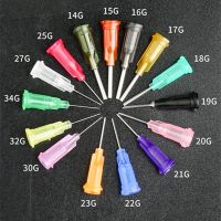 hot【DT】◊✹  100pcs Screw Tips Glue Dispenser Syringe Luer Lock Needles 14 15 16 17 19 20 21 22 23 25 28 30 34G Gauge