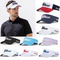 ❍ หมวกกอล์ฟ Titleist Titlis ของแท้ ปีกหมวกกันแดดสำหรับผู้ชายและผู้หญิงในฤดูร้อนแบบเปลือยท่อนบน