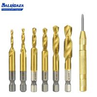 【cw】 M4 M5 M12Tap Bits 1/4 Shank Machine Hand Taps Titanium Coated Drilling Thread Screw Tools