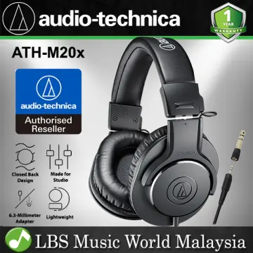 Audio-Technica ATH-M20x Closed-back Monitoring Headphones