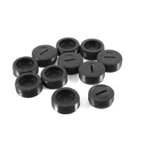 10 Pairs Power Tool Parts Carbon Brush Cover 14Mm Round Rubber Nut Stopper Holder Caps Case Angle Grinder Accessories Rotary Tool Parts Accessories