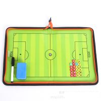 Coach Tactical Board Magnetic Zipper Football Tactical Board Coach Tactical Board Foldable Strategy Board with Pen Clipboard Hot