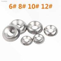 ✧™✙ 304 Stainless Steel 6 8 10 12 Fisheye Gaskets Standard Metric Concave-Convex Gasket Hollow Bowl-Shaped Decorative Washers